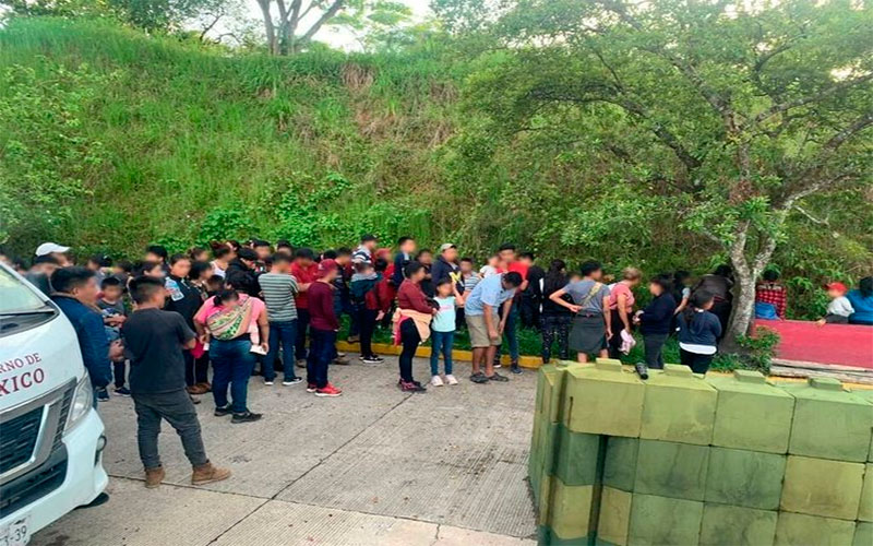 Autoridades interceptan a 126 migrantes centroamericanos en el oriente de&nbsp;México