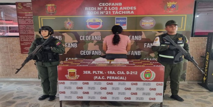 VIDEO | Perro policía descubre a una mujer con drogas en&nbsp;Táchira