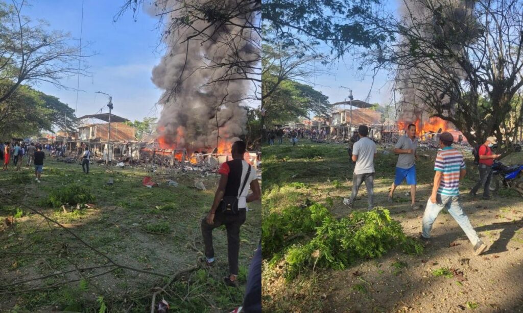 Atentado con carro bomba en estación policial de Colombia deja dos muertos y varios&nbsp;heridos