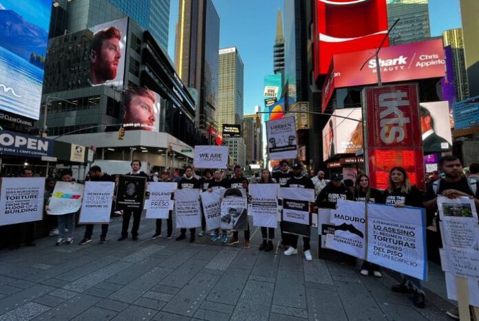 Torturas en Venezuela se mostraron en el Times&nbsp;Square