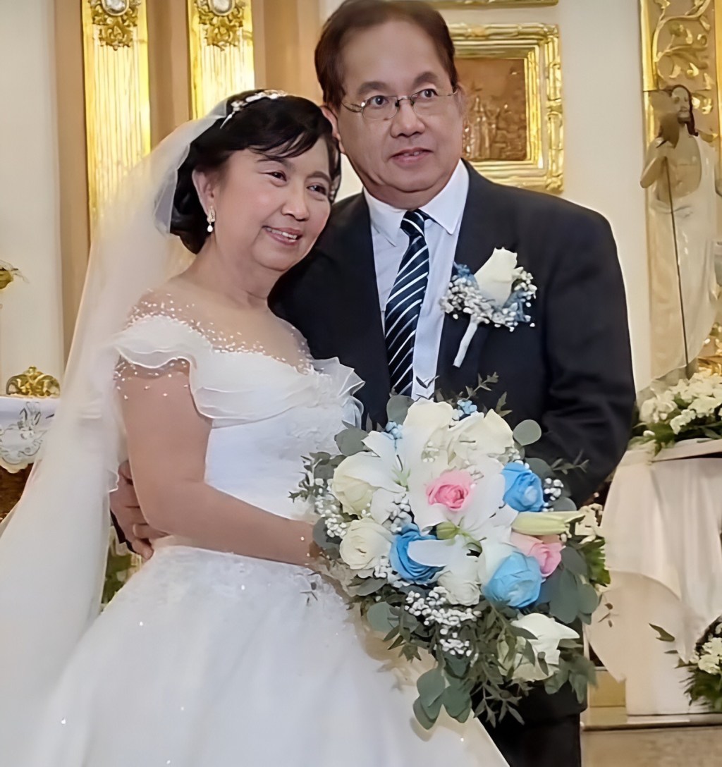 Nunca había tenido un novio: Una mujer filipina se casó a sus 70 años con un compañero del&nbsp;kinder