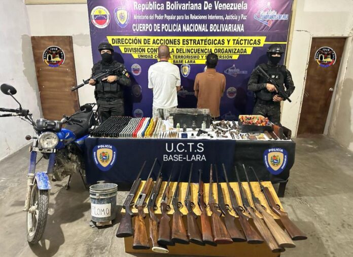 Detienen a siete hombres con presunto material de guerra en El&nbsp;Callao