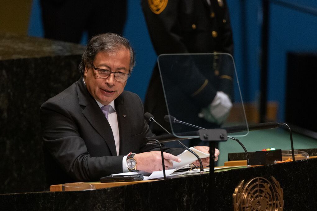 Polémica en Colombia: Prensa Presidencial le puso los aplausos que recibió Biden en la ONU al discurso de Gustavo&nbsp;Petro