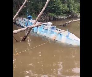 FANB halla submarino de fabricación casera en aguas fluviales&nbsp;venezolanas