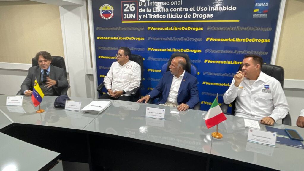 Venezuela e Italia fortalecen cooperación para lucha conjunta contra el tráfico de&nbsp;drogas