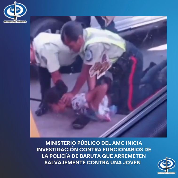 VIDEO | Ministerio Público investigará «actos cobardes» de funcionarios de la Policía de Baruta por someter a una vendedora de&nbsp;chupetas