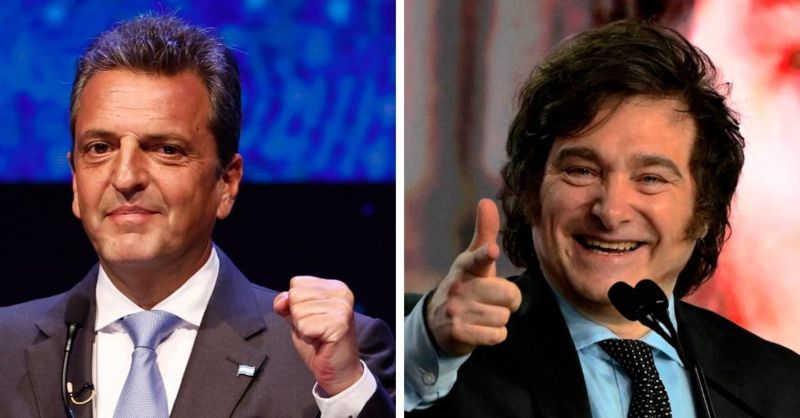 Sergio Massa y  Javier Milei disputarán la segunda vuelta en&nbsp;Argentina