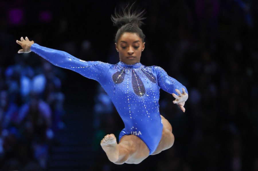 Simone Biles conquistó su sexta corona&nbsp;mundial