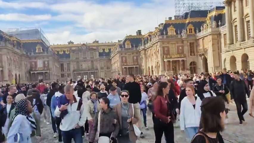 Sexta evacuación en 8 días del Palacio de&nbsp;Versalles