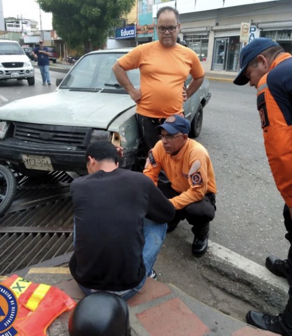 Accidente de tránsito en Barcelona dejó una persona&nbsp;lesionada