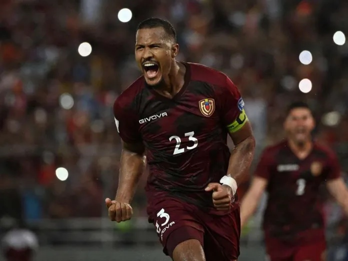 Salomón Rondón se como el máximo anotador de la&nbsp;Vintotinto