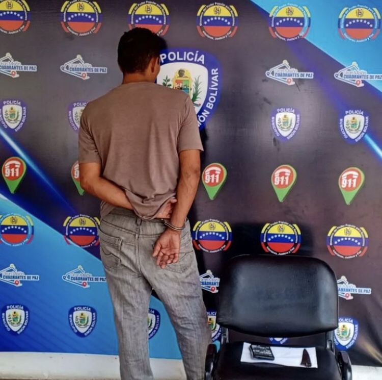 Sujeto fue detenido por presunto robo en Barrio&nbsp;Sucre