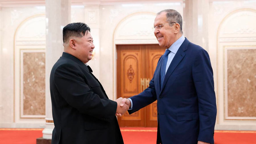 Serguéi Lavrov se reúne con Kim Jong-un en&nbsp;Pionyang