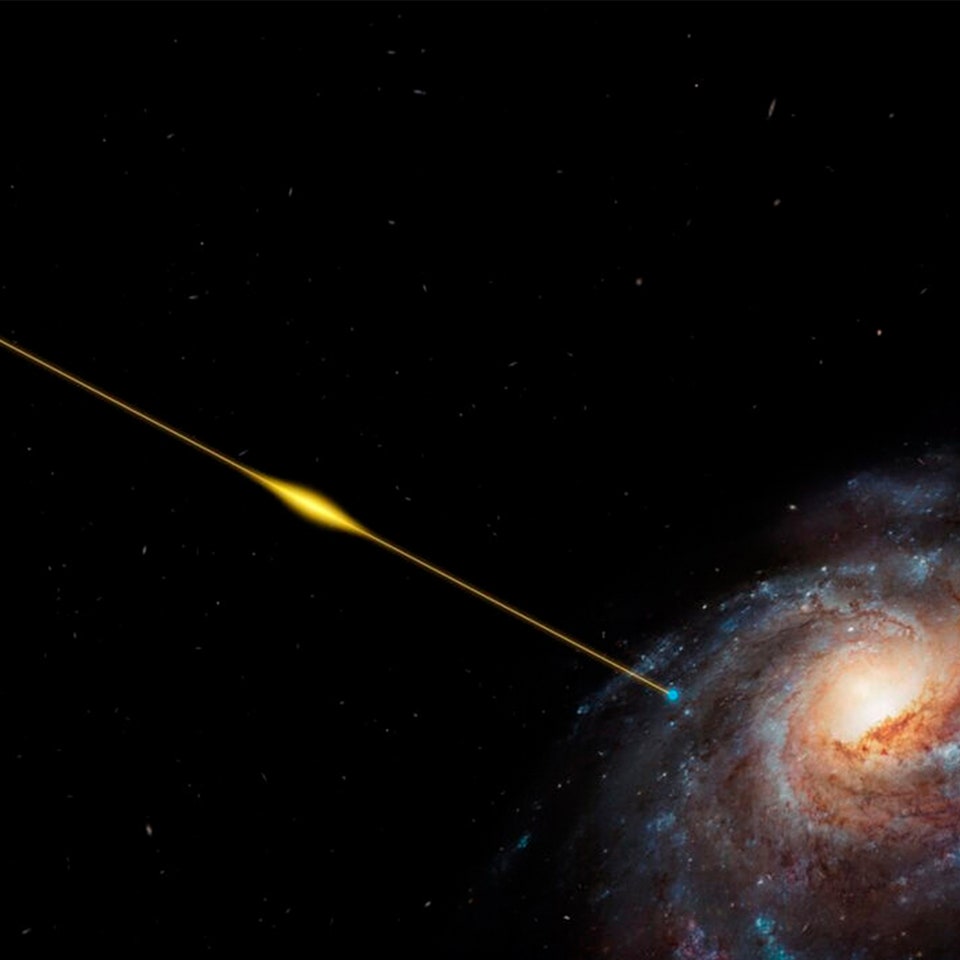 Astrónomos estudian una misteriosa señal de radio de hace 8,000 millones de&nbsp;años