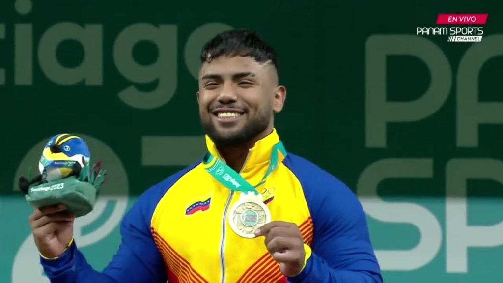 Keydomar Vallenilla gana segundo oro de Venezuela en las pesas de los Juegos&nbsp;Panamericanos