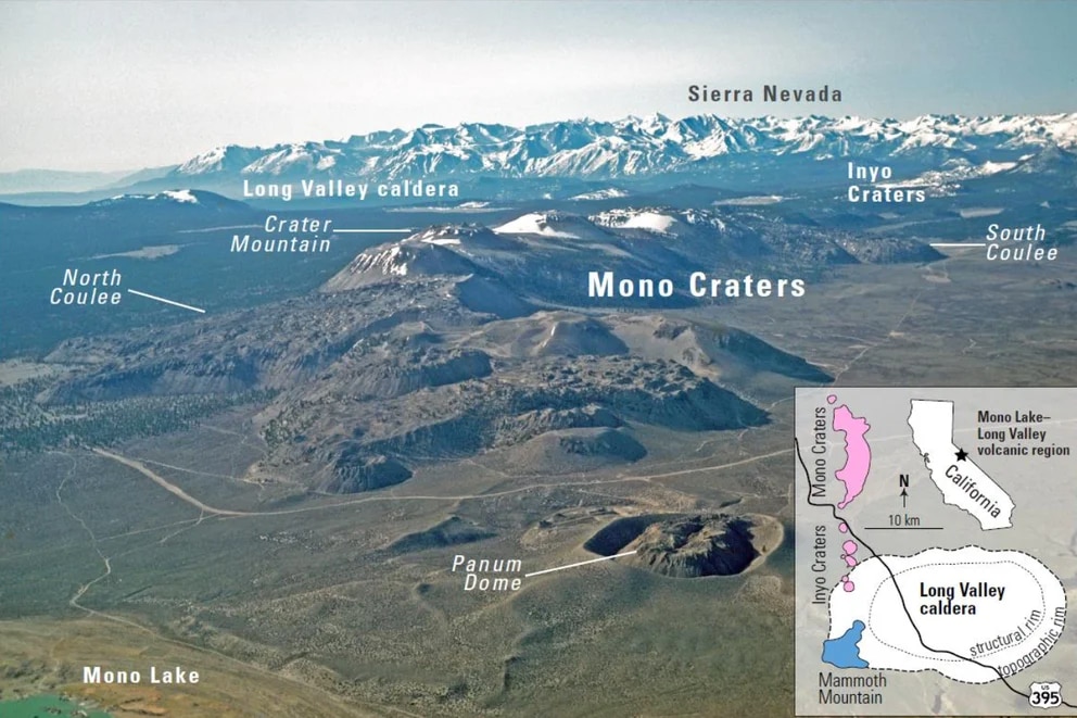 Científicos desmienten la posibilidad de una erupción volcánica en&nbsp;California