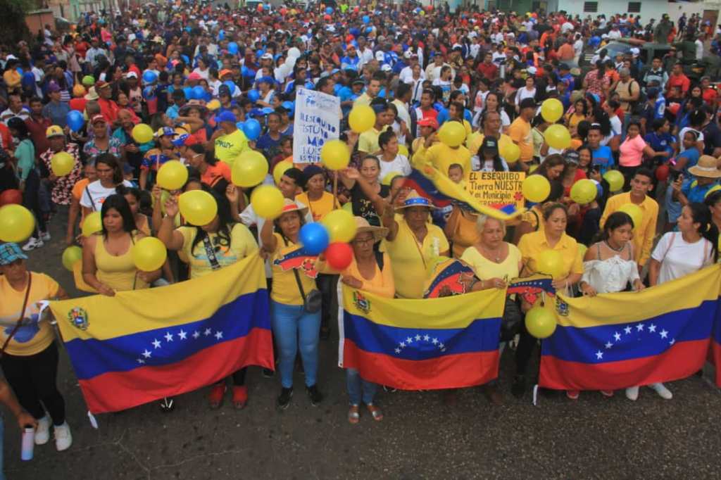 En Independencia marcharon en defensa del&nbsp;Esequibo