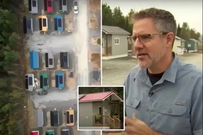 Millonario construyó 99 mini hogares para las personas sin casa de su&nbsp;comunidad