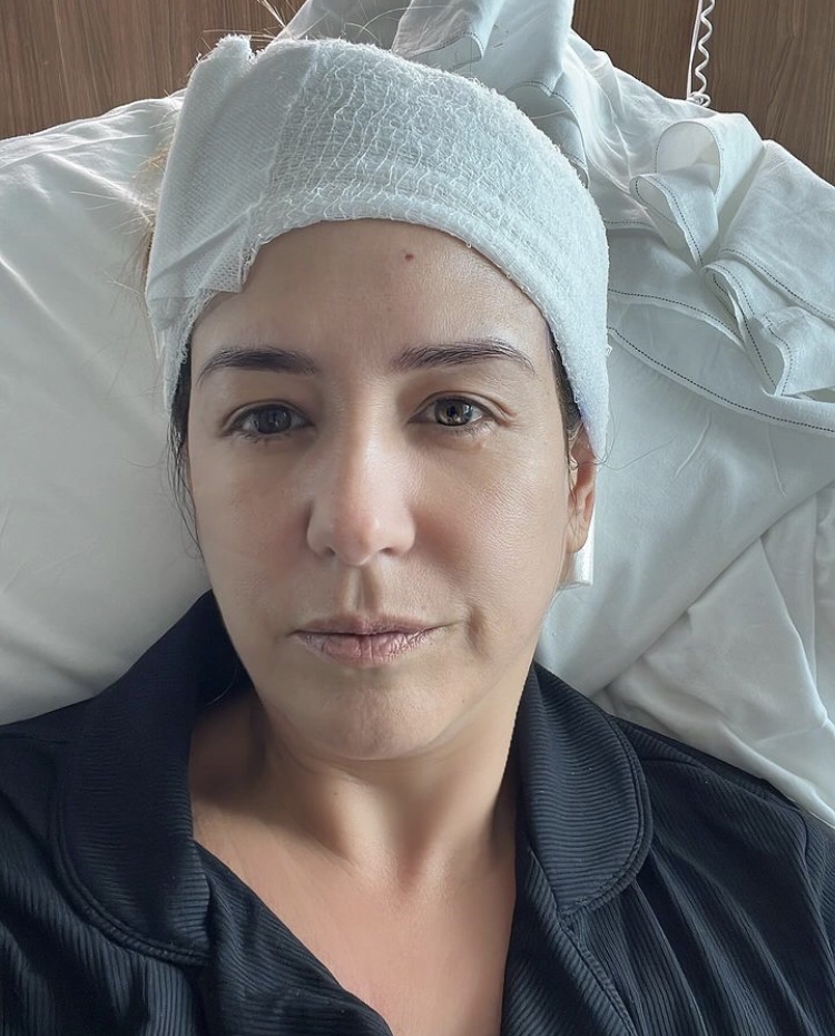 Erika De la Vega fue operada de un tumor&nbsp;craneal