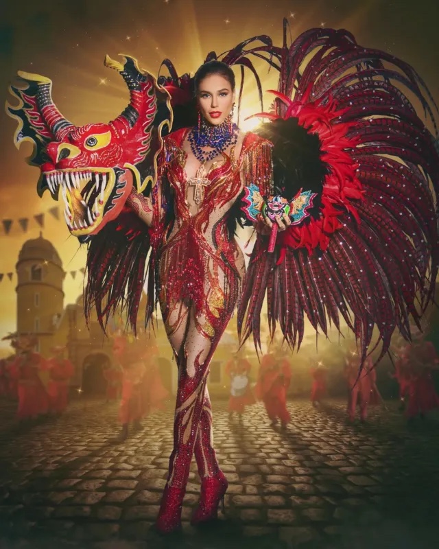 La Diabla de Yare: Diana Silva y desfiló en traje típico en el Miss Universo&nbsp;2023