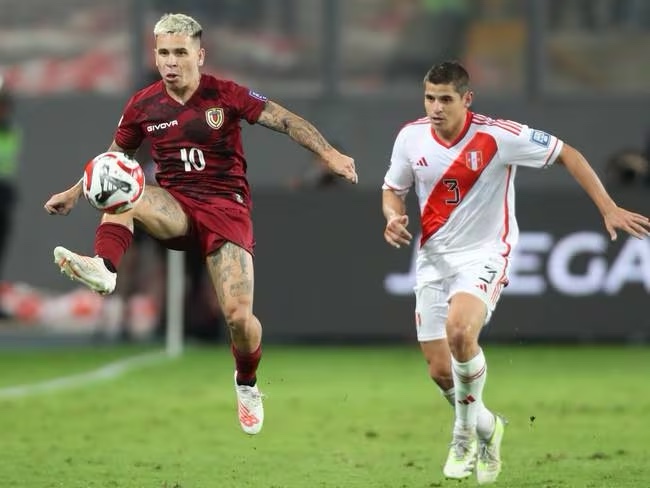 1-1: Venezuela empató con Perú en las eliminatorias&nbsp;sudamericanas