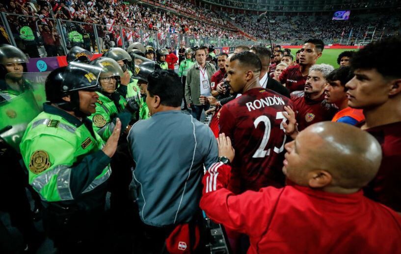 Ministerio del Deporte condena acciones de la policía peruana contra la&nbsp;Vinotinto