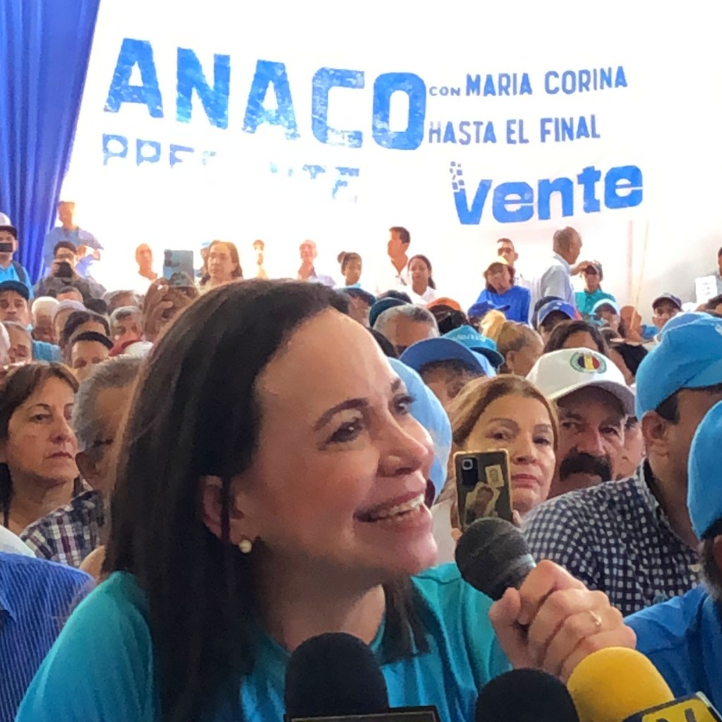 María Corina Machado desde Anzoátegui: «De las inhabilitaciones políticas se encargó la gente el 22 de&nbsp;octubre»