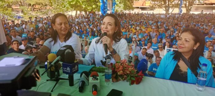 María Corina Machado manifestó desde Mérida que, junto a la juventud, ocurrirá un milagro en&nbsp;2024