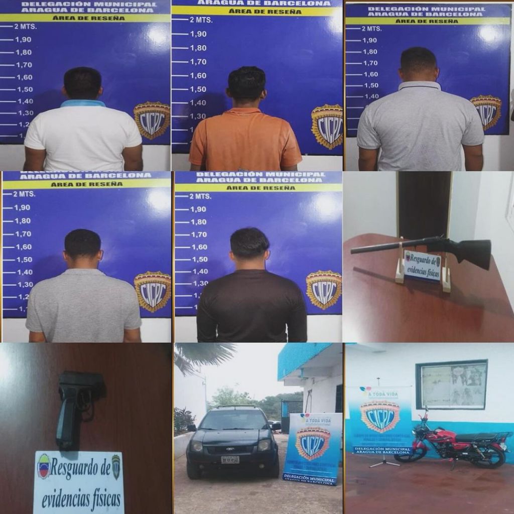 Em Anzoátegui fueron detenidos cuatro CICPC por&nbsp;robo