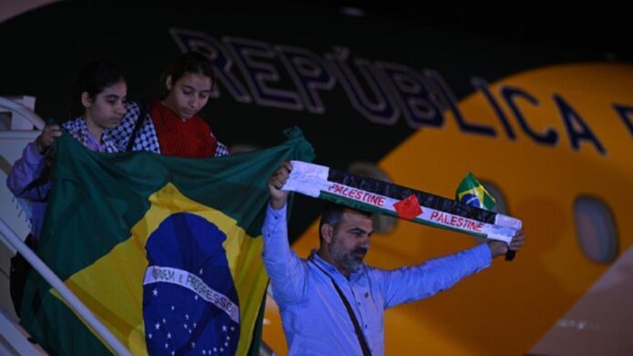 Desembarca en Brasilia el segundo grupo de brasileños y familiares evacuados de&nbsp;Gaza