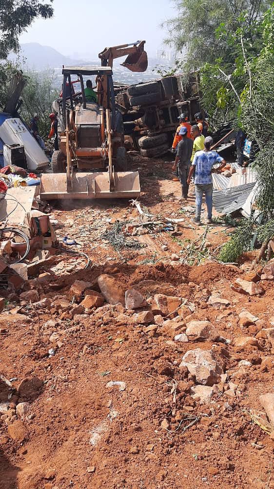 Una persona falleció tras impacto de camión en su casa en Puerto La&nbsp;Cruz