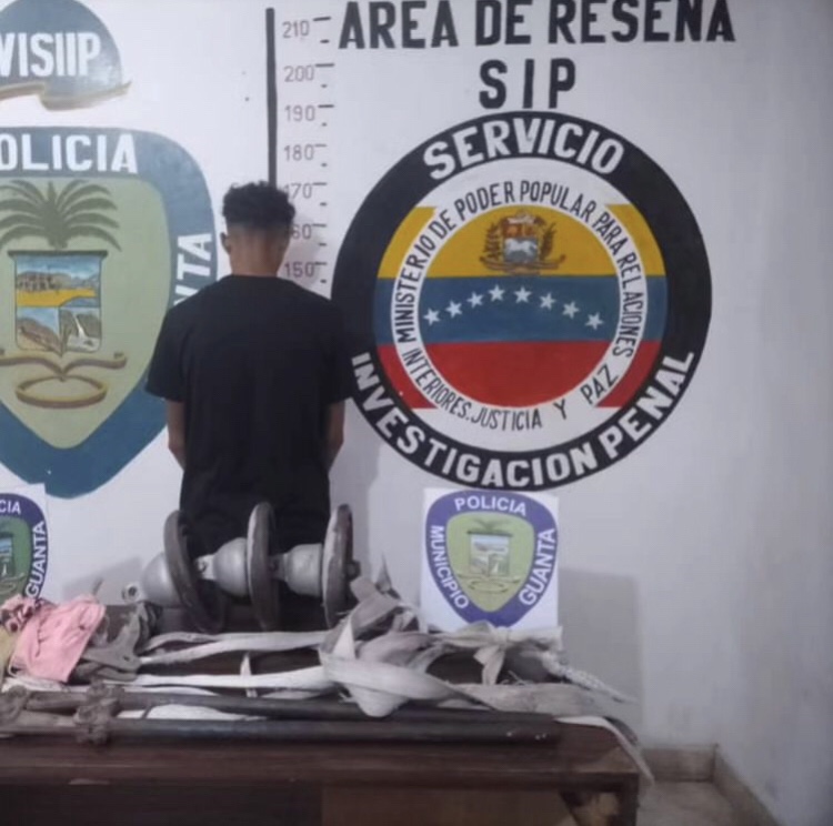 Fue desmantelado GEDO en Guanta, dedicados al presunto hurto de guayas de alta&nbsp;tensión