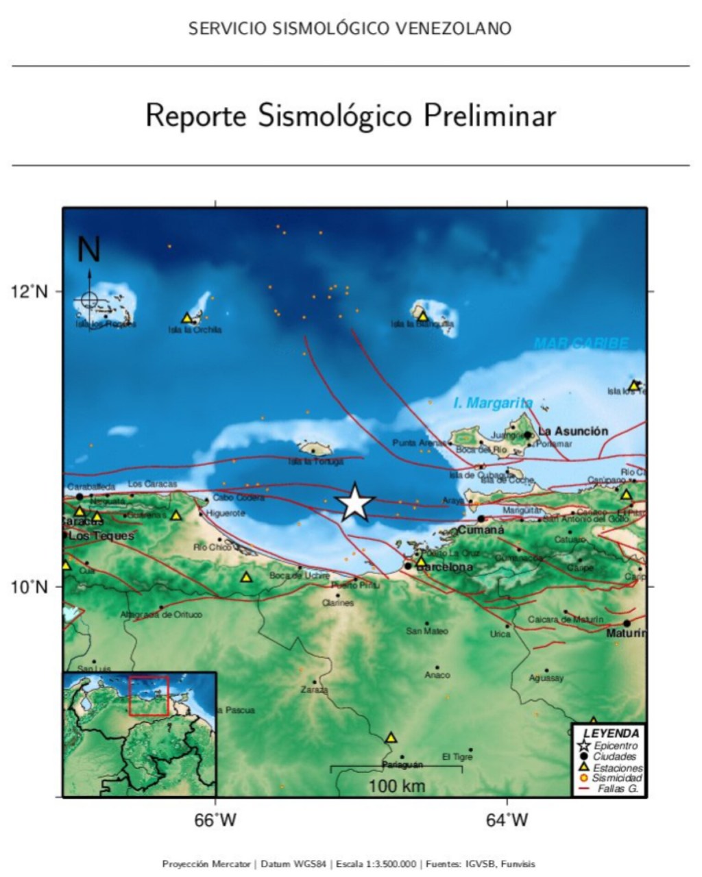 Se sintió sismo en Oriente y centro de&nbsp;Venezuela