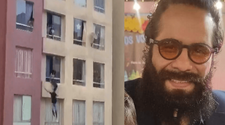 Hombre cae de un edificio por evitar el suicidio de una&nbsp;adolescente