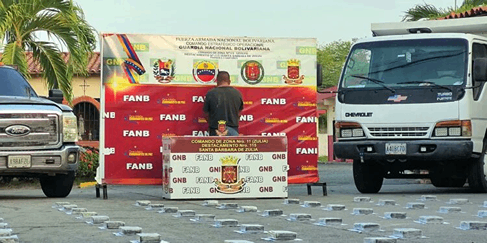 FANB captura un hombre con 95,7 kilos de cocaína en el estado&nbsp;Zulia