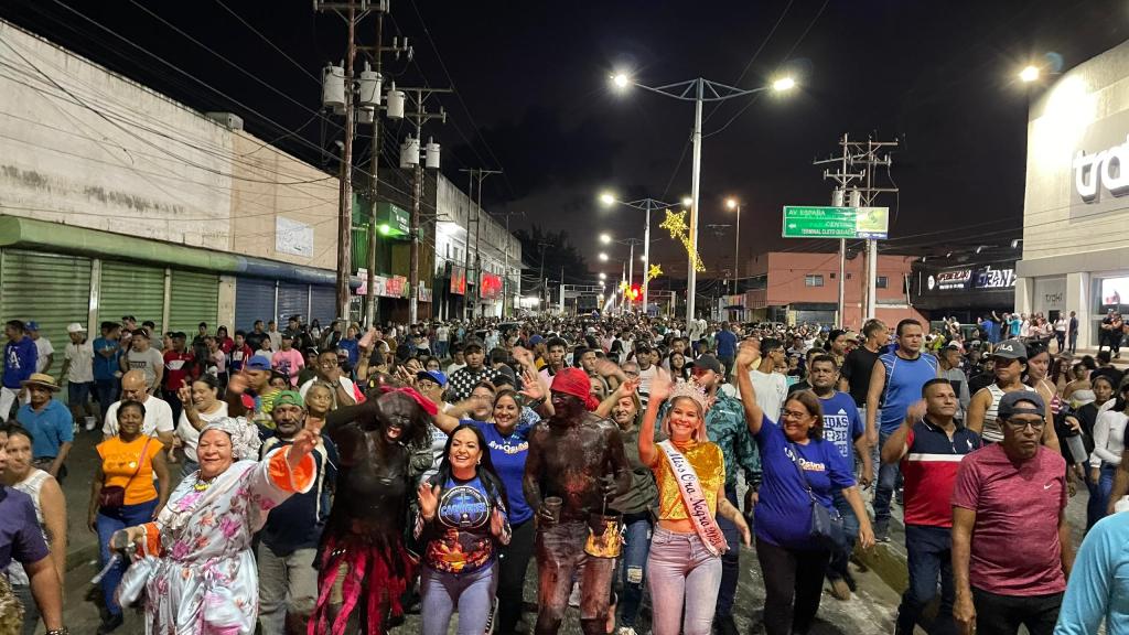 En El Tigre dieron el «Grito de Carnaval» este 1° de&nbsp;enero