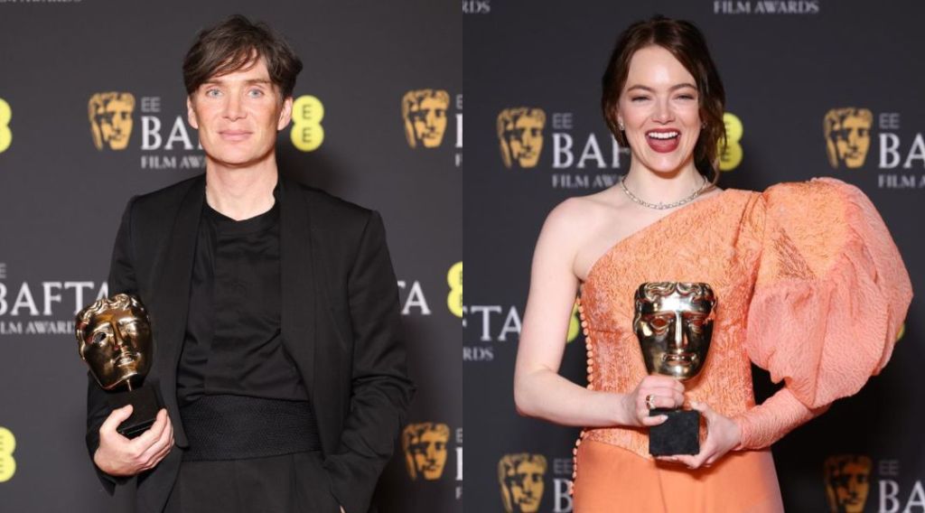 Cillian Murphy y Emma Stone ganan los BAFTA a mejor actor y&nbsp;actriz