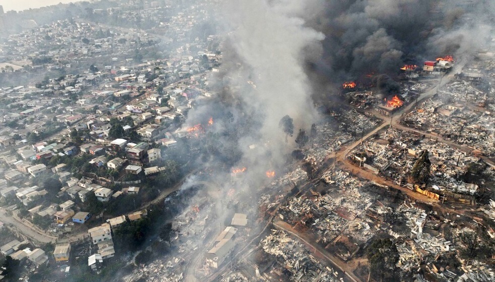 Incendios en Chile dejan un saldo de 112 fallecidos y al menos 40.000&nbsp;damnificados