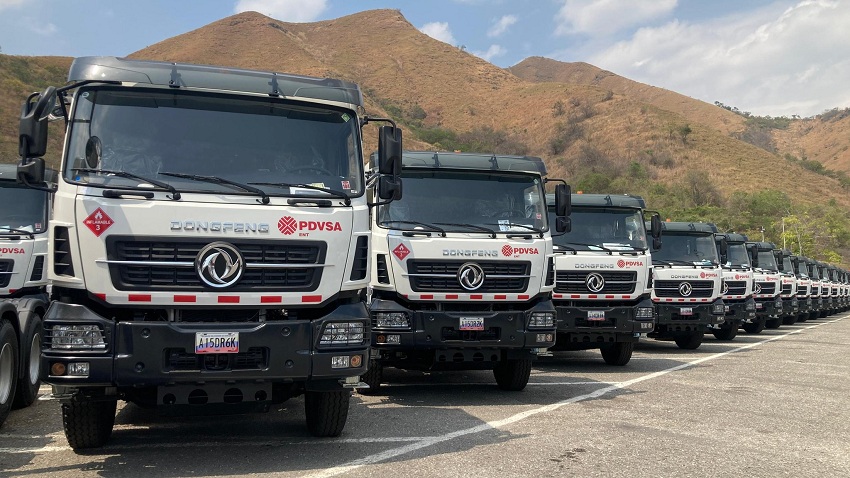Entregan 147 unidades a PDVSA para fortalecer la distribución de combustible en el&nbsp;país