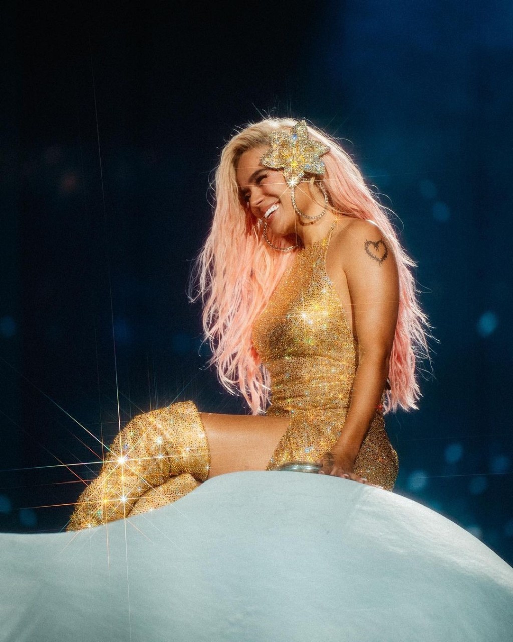 Karol G ya llegó a&nbsp;Venezuela