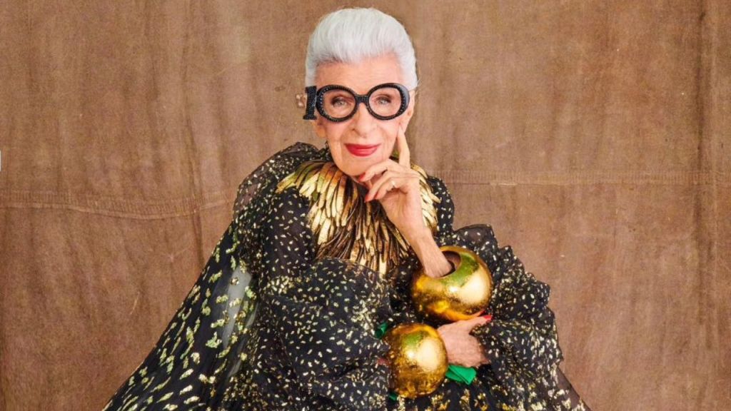 Murió Iris Apfel, icono de la moda, a los 102 años de&nbsp;edad