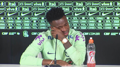 Vinícius rompe a llorar al hablar del racismo: “Cada vez tengo menos ganas de&nbsp;jugar»