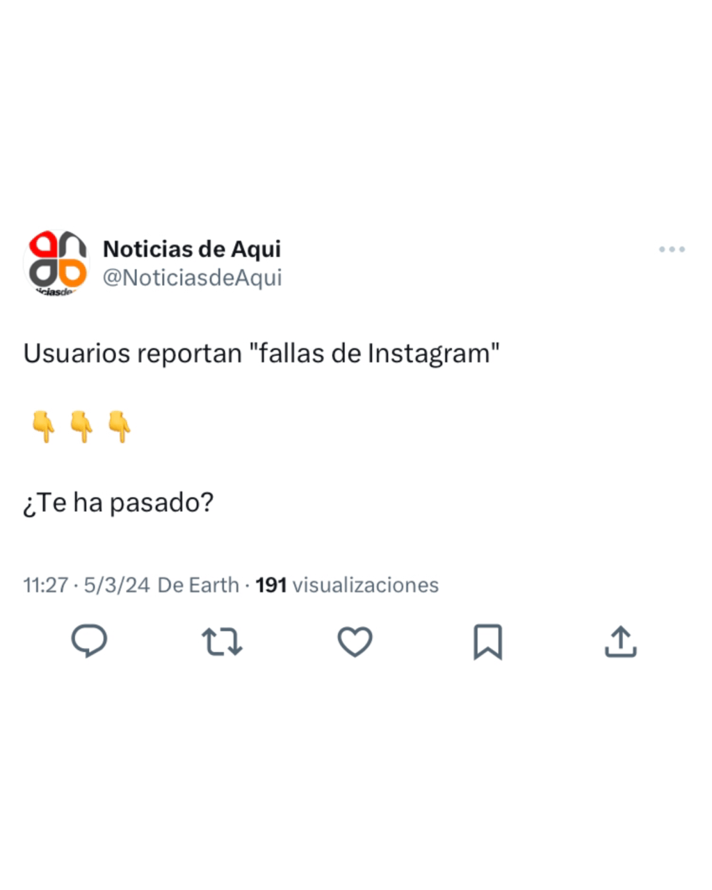 Reportan la caída de Instagram y&nbsp;Facebook