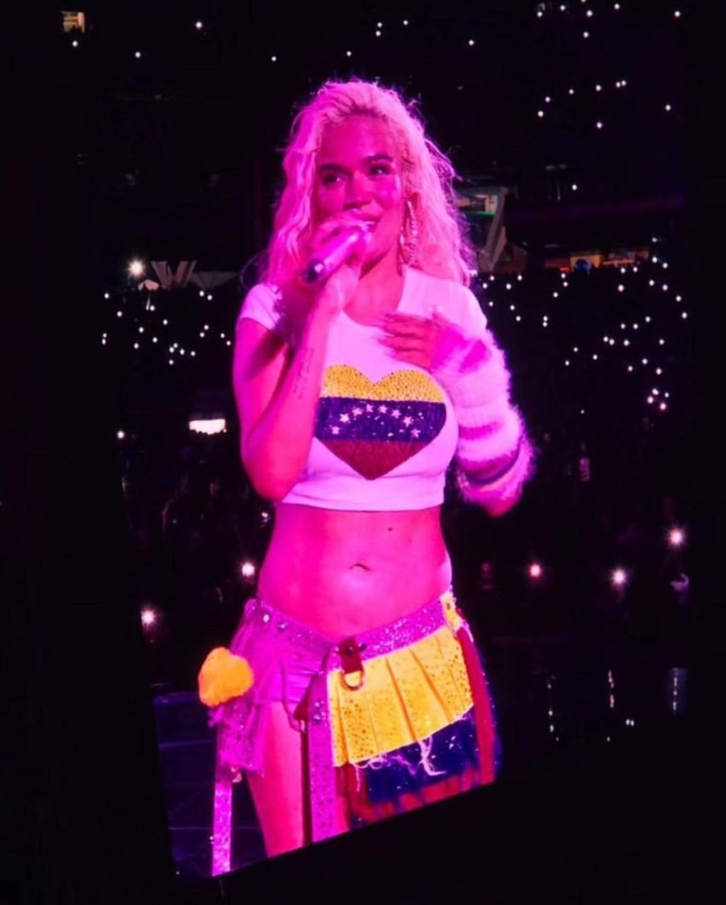 Karol G emocionada de volver a cantar en&nbsp;Venezuela