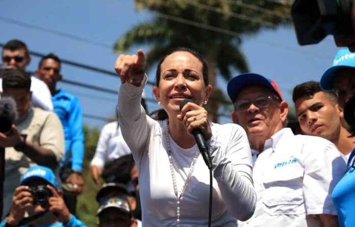 Maria Corina Machado retoma su gira por el país para llamar a votar por Edmundo González&nbsp;Urrutia