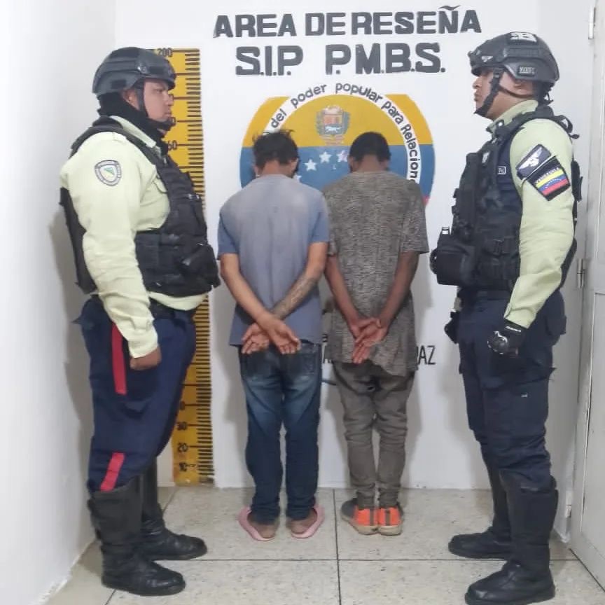 Aprehendidos dos sujetos en Puerto La Cruz por presunto hurto de&nbsp;Batería