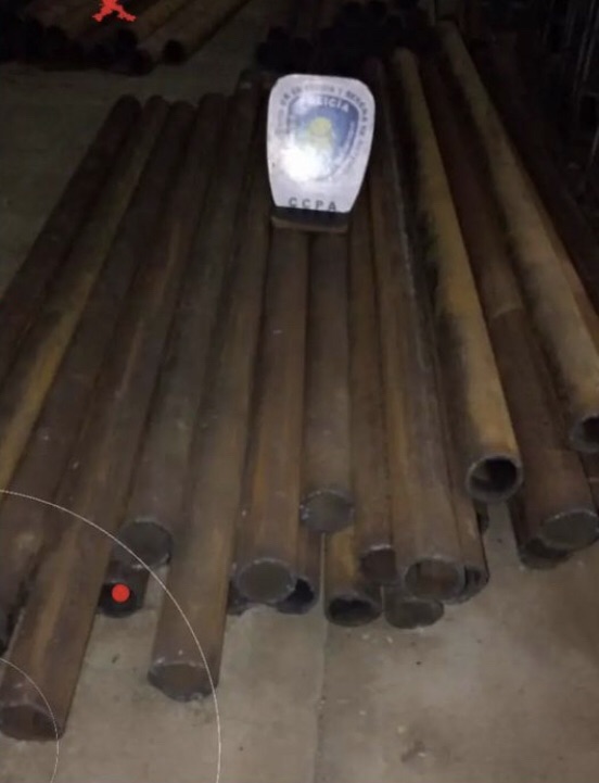 Incautan dos toneladas de tubería petrolera en&nbsp;Anaco