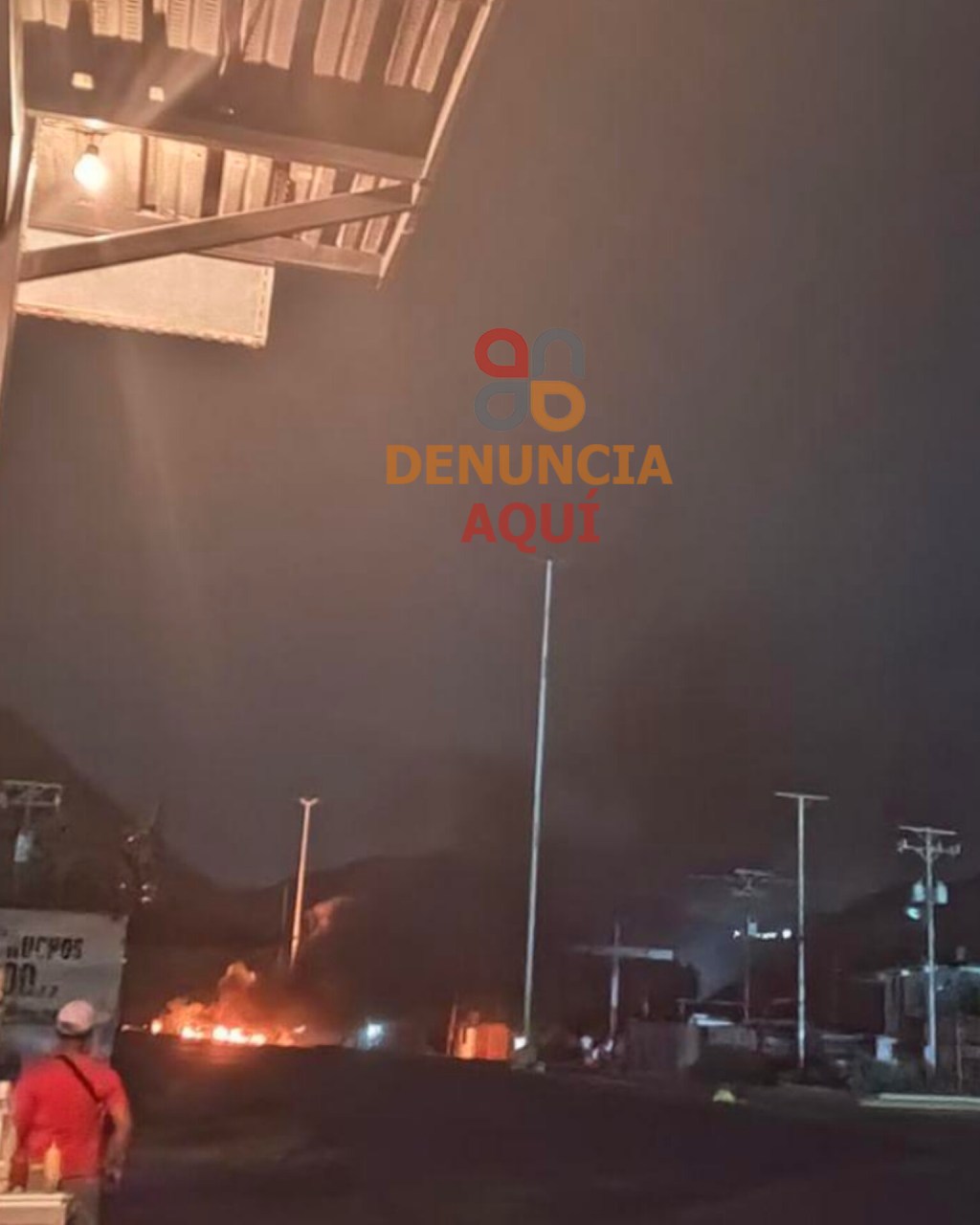 Protestaron con quema de caucho en la vía Alterna de&nbsp;Barcelona