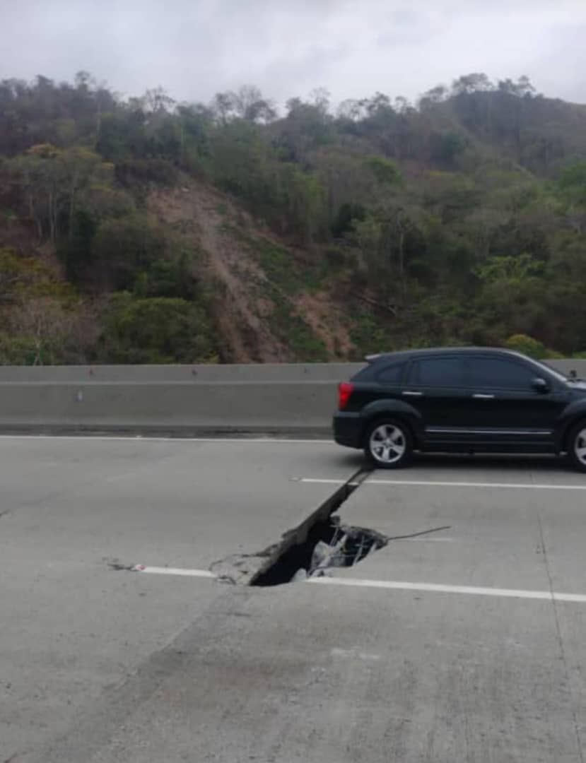 Reportan afectación en autopista Gran Mariscal de&nbsp;Ayacucho