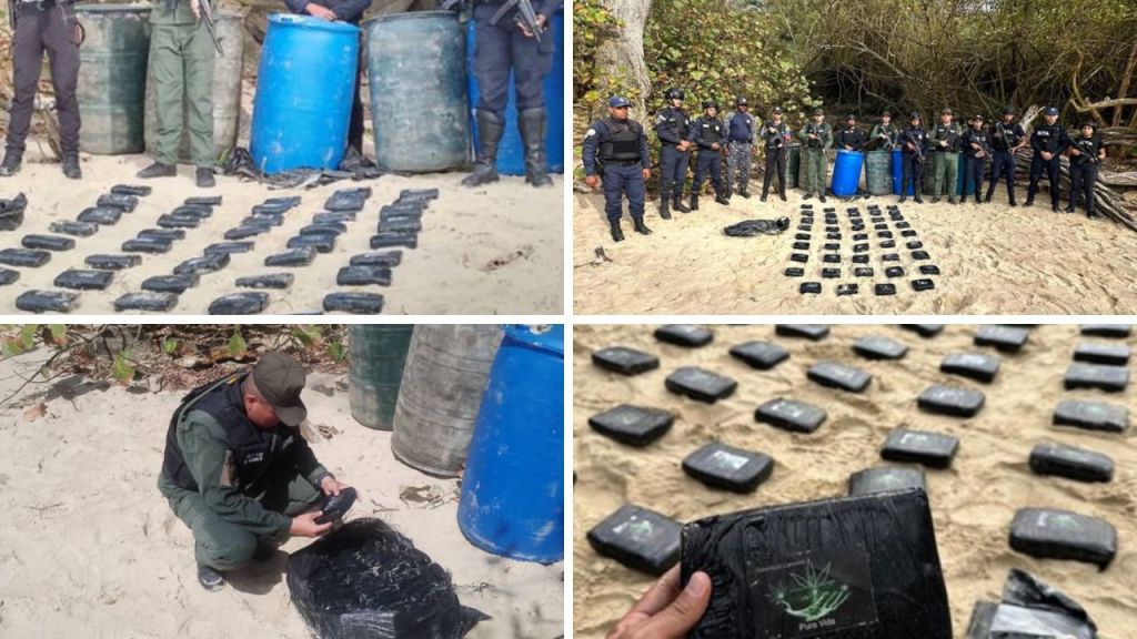 Autoridades hallan 20 kilos de droga abandonados en una playa de La&nbsp;Guaira